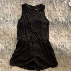 BCBG Wrap Front Shortie Romper